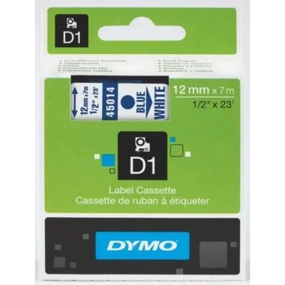 DYMO D1 Blue/White (S0720540/45014)
