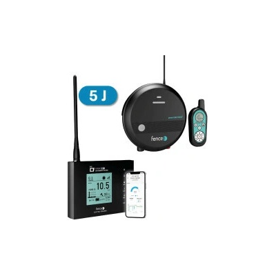 Set elektrického ohradníka Chytrá Farma - RF zdroj s ovládačom 5 J - WiFi Gateway - Ovládanie telefónom