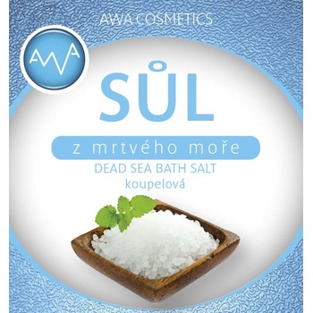 AWA cosmetics sůl z mrtvého moře koupelová 250 g