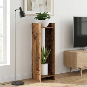 vidaXL Стойка за растения Старо дърво 30 x 30 x 100 см (899574)