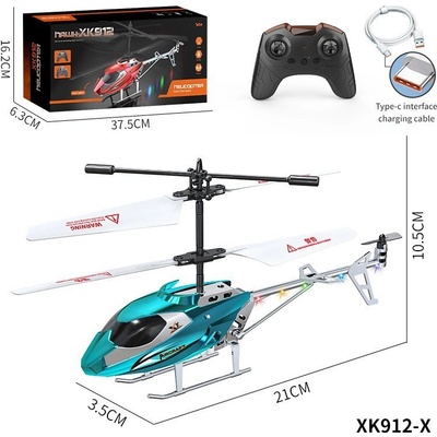 CAB Toys XK912 Mini vrtuľník RTR modrá