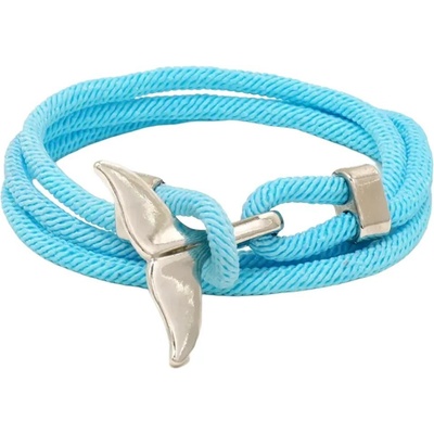 Amparo Miranda náramek Velrybí ploutev stříbrná B0471 tyrkysová