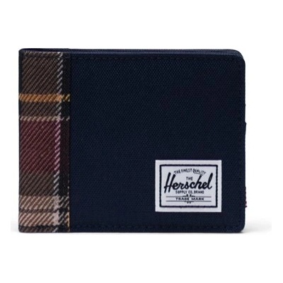 HERSCHEL peněženka Roy RFID Peacoat Peacoat Plaid 05694