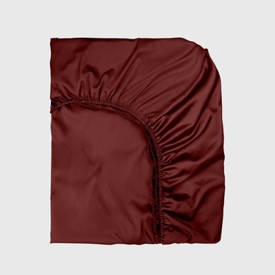 Dilios Чаршаф с ластик ДЖИНДЖЪР, 100% Памучен сатен, 160/200/25 см