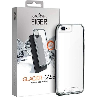 Eiger Glacier Case - удароустойчив хибриден кейс за iPhone SE (2020), iPhone 8, iPhone 7 (прозрачен)