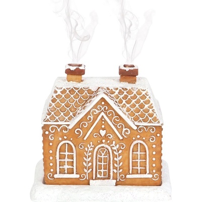 Stojan na vonné kužely Gingerbread House - Perníková chaloupka pro vánoční pohodu – Zboží Dáma