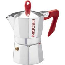 Pedrini Kaffettiera Brillant červená 4 p