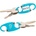 Nite Ize Identy Dual Keychain - Blue (Black)