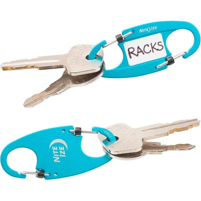 Nite Ize Identy Dual Keychain - Blue (Black)