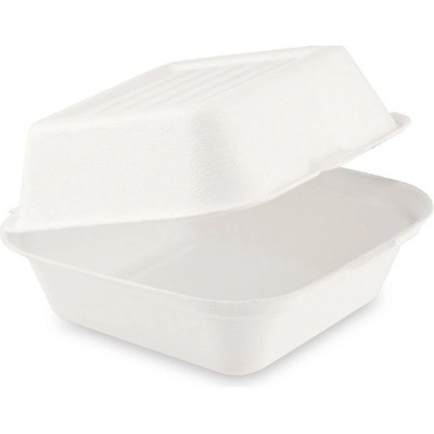 Nideko Burger box | cukrová trstina | 15,2x15x7,8cm