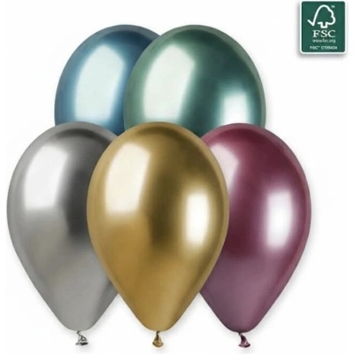 Gemar Chromové latexové balónky 33cm Shiny Mix
