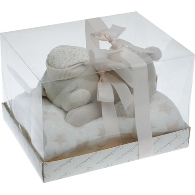 Gamberritos Одеало 80х110см. + играчка Сънчо, бежово (101622)