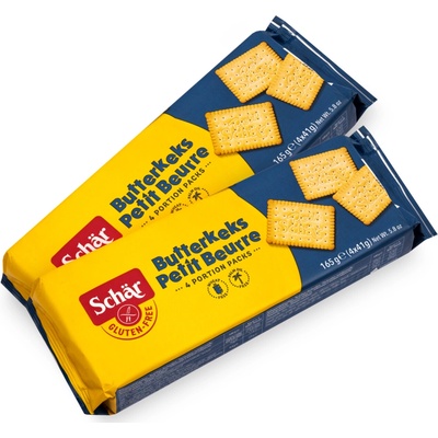 Schär Butterkeks Petit Beurre bezlepkové maslové sušienky 165g