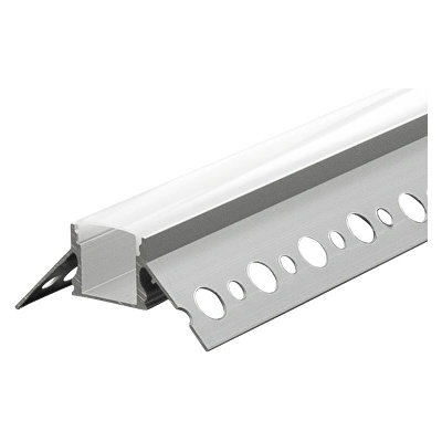 ULTRALUX ПРОФИЛ ultralux ЗА led ЛЕНТА ВГРАЖДАНЕ apg333 ВЪНШЕН ЪГЪЛ 13мм 3м (apg333)