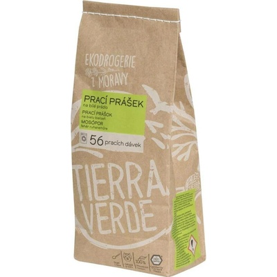 TIERRA VERDE prací prášek na bílé prádlo a pleny 850 g 56 praní