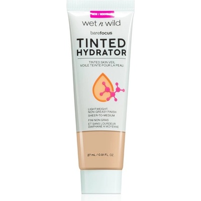 Wet n Wild Bare Focus Tinted Hydrator tónovaný fluid pre zjednotenie pleti Light Medium 27 ml