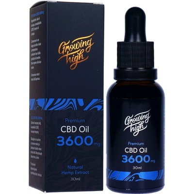 Growing High CBD olej 3600 mg 30 ml 3 ks