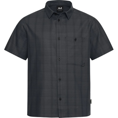Jack Wolfskin Мъжка риза с копчета Jack Wolfskin Hot Trail Shirt - Check Black (033-3066-0213)
