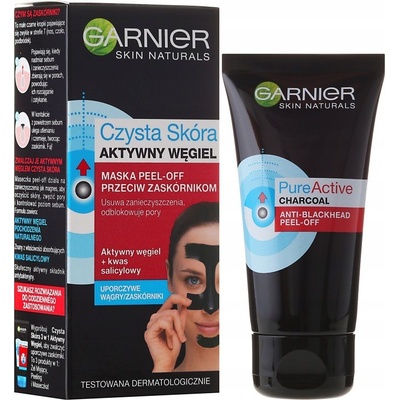 Garnier zlupovacia maska s aktívnym uhlím PureActive 50 ml