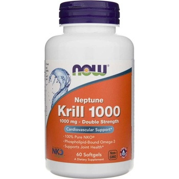 NOW Krill Oil Neptune olej z krilu 1000 mg,60 softgel kapsúl