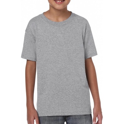 Gildan detské tričko Heavy Sivá melírová