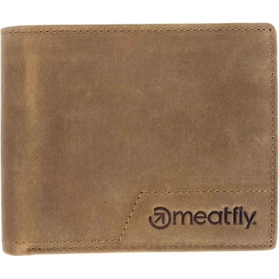 Meatfly kožená peňaženka Eliot Premium Oak