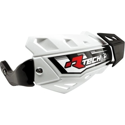 RTECH Kryty Páčok Flx Atv, Biele, 4 Varianty V 1, Vrátane Montážnej Súpravy, Priemer Kónusu 14 A 18 Mm