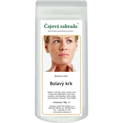 Čajová zahrada Bolavý krk bylinná směs 50 g