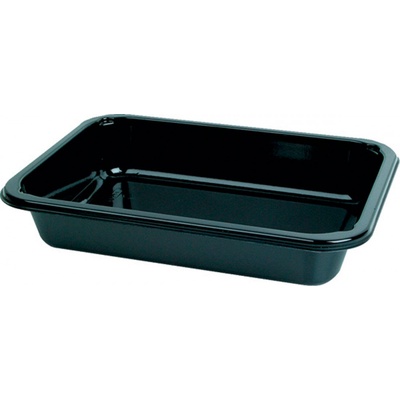 DUNI Tácka malé cpet čierna 1-dielna 187 × 137x34 mm