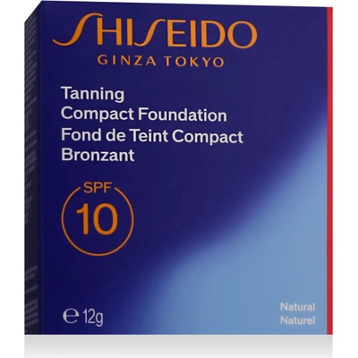 Shiseido Kompaktní make-up SPF10 Tanning Compact Foundation Natural 12 g