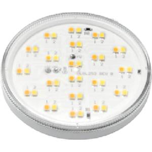 ELMARK Led ЛАМПА gx53 3w d75 100-240v 2700/4000/6500k (99led445/cct) - homefinishing