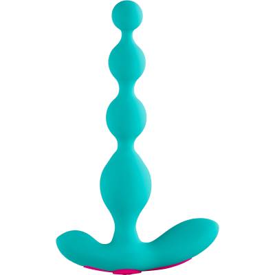 Вибриращи анални мъниста Playful Aqua Chain (18, 4 cm)
