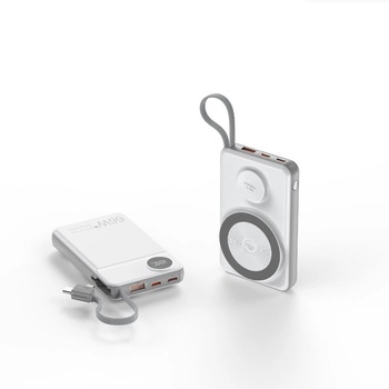 Choetech B695 Power Bank 10000mAh бял-сив (B695 fehér-szürke)