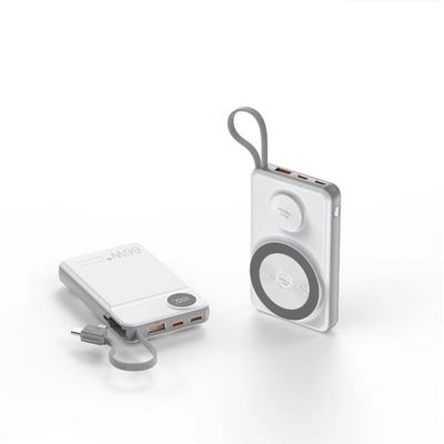 Choetech B695 Power Bank 10000mAh бял-сив (B695 fehér-szürke)