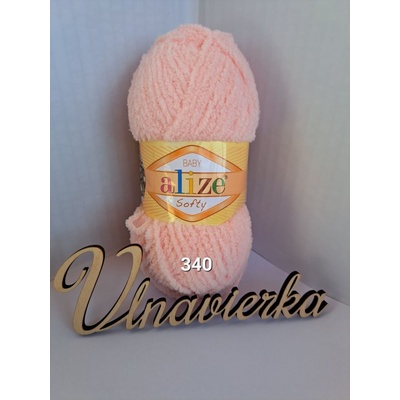 Alize softy 340 ružová svetlá