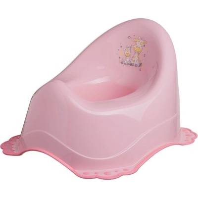 Maltex Baby protišmykový nočník Žirafa ružový