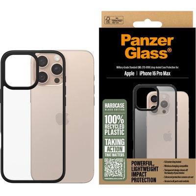 Panzer Калъф PanzerGlass - HardCase, iPhone 16 Pro Max, черен (5715685003219)