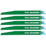 HiKOKI (Hitachi) - Комплект ножове за трион 6-12 TPI, дължина 200 мм, 5 бр. 752024 (752024)