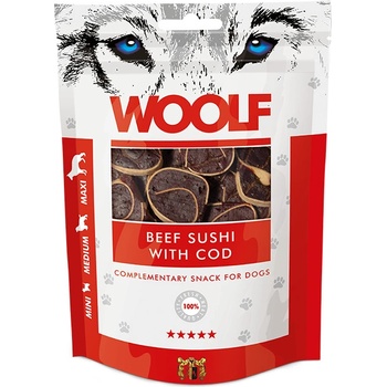 Woolf Beef Sushi & Codfish 100 g