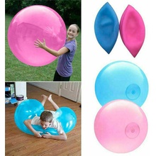 Kids World Gumová koule Bubble Ball 2v1 120 cm růžová