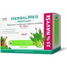 HerbalMed pastilky skor., mat.dúš.,lipa,extrakt z 20 bylín a vit.C 24+6 past