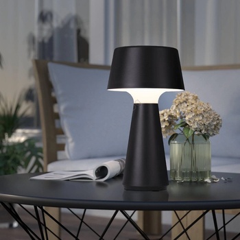 EGLO 75796-LED настолна презареждаема лампа за външна употреба SCORRANO LED/3W/230V 2000mAh IP44 черна (EG75796)