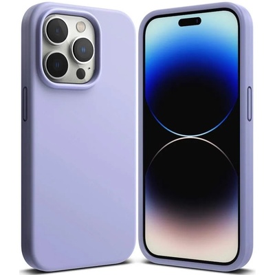 Ringke Soft Silicone Case - силиконов (TPU) калъф за iPhone 14 Pro Max (лилав)