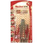 Fischer УНИВЕРСАЛЕН ДЮБЕЛ С ВИНТ Ф6Х50ММ 4 БРОЯ fischer duopower s k nv (4048962257243)