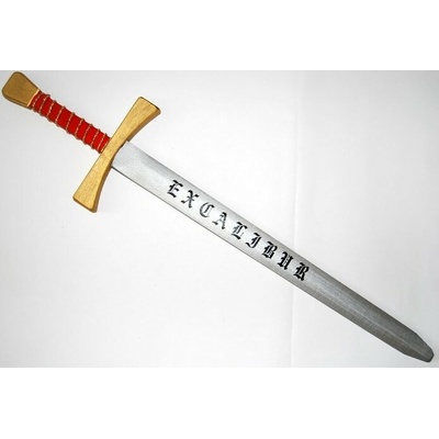 Wooden Knight s.r.o. Meč Excalibur dřevěný červený 75cm