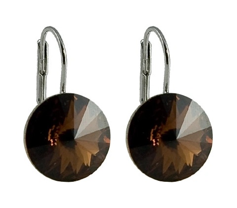 Klimm Swarovski Elements 01.12 hnědé