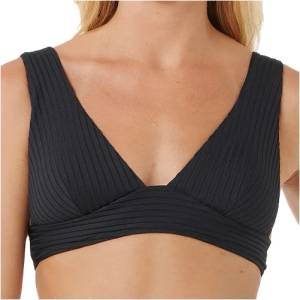 Rip Curl Дамско бикини горнище Rip Curl Women's Premium Surf Deep V Bikini top - Black (150-5991-0114)