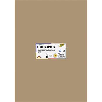 FOLIA Декоративен картон, двустранен, 50x70 cm, 300 g, 10 листа, FOLIA, елен 6175 (6175)