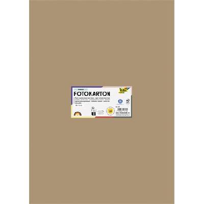 FOLIA Декоративен картон, двустранен, 50x70 cm, 300 g, 10 листа, FOLIA, елен 6175 (6175)