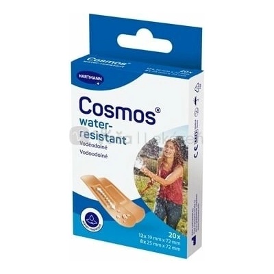 Cosmos Water-resistant Vodeodolná náplasť na rany 20 náplastí